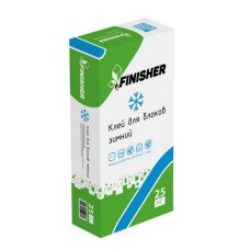 Клей для блоков Finisher Зима 25 кг