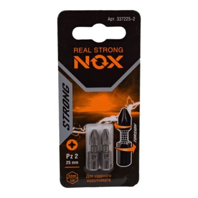 Бита PZ 2х25 C 6,3  torsion "NOX STRONG" 337225-2