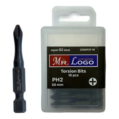 Бита Torsion РН 2х50 мм MR.LOGO