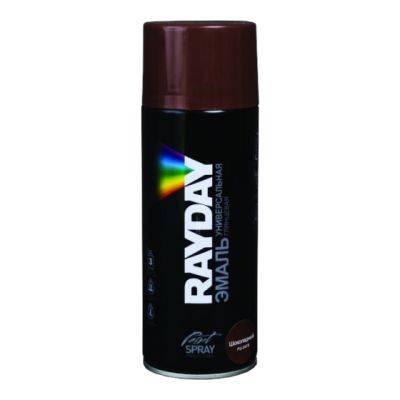 Краска аэрозоль акрил шоколадная 520мл (12) Rayday PU-0478