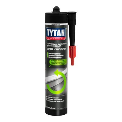 Герметик для кровли битумно-каучуковый черный 310мл (12) Tytan Professional