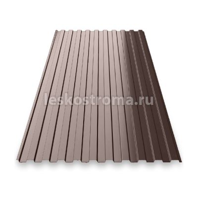 Профнастил С8 Эконом 2000*1200 Шоколадно-коричневый (RAL 8017)