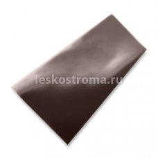 Лист гладкий Эконом 2000*1250 Шоколадно-коричневый (RAL 8017)
